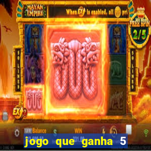 jogo que ganha 5 reais no cadastro